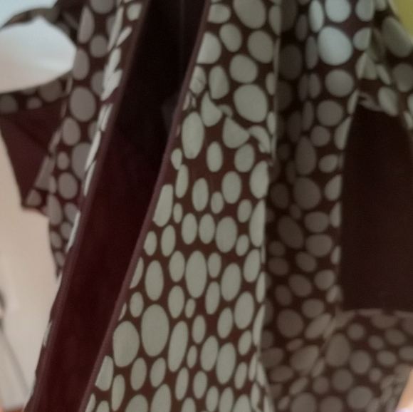 Maggy London NWT Adorable Polka Dot Dress, Sleeveless, Brown/Tan, Sz 8 - Picture 4 of 6